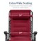 Best Choice Products Oversized Padded Zero Gravity Chair, Folding Outdoor Patio Recliner w/ Side Tray